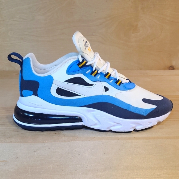 Nike Air Max 270 React UNC Mens Athletic Sneakers - Picture 1 of 10